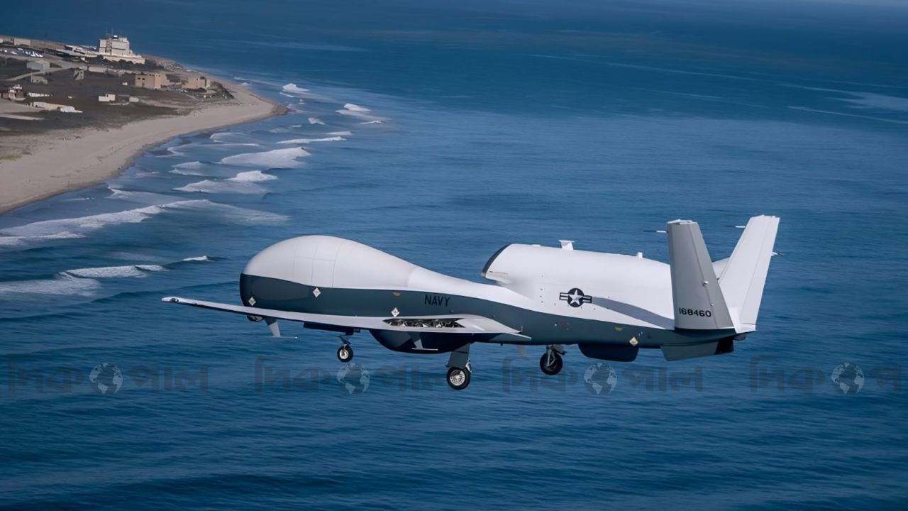 হরমুজে ২৪ কোটি ডলারের মার্কিন ড্রোন বিধ্বস্ত 