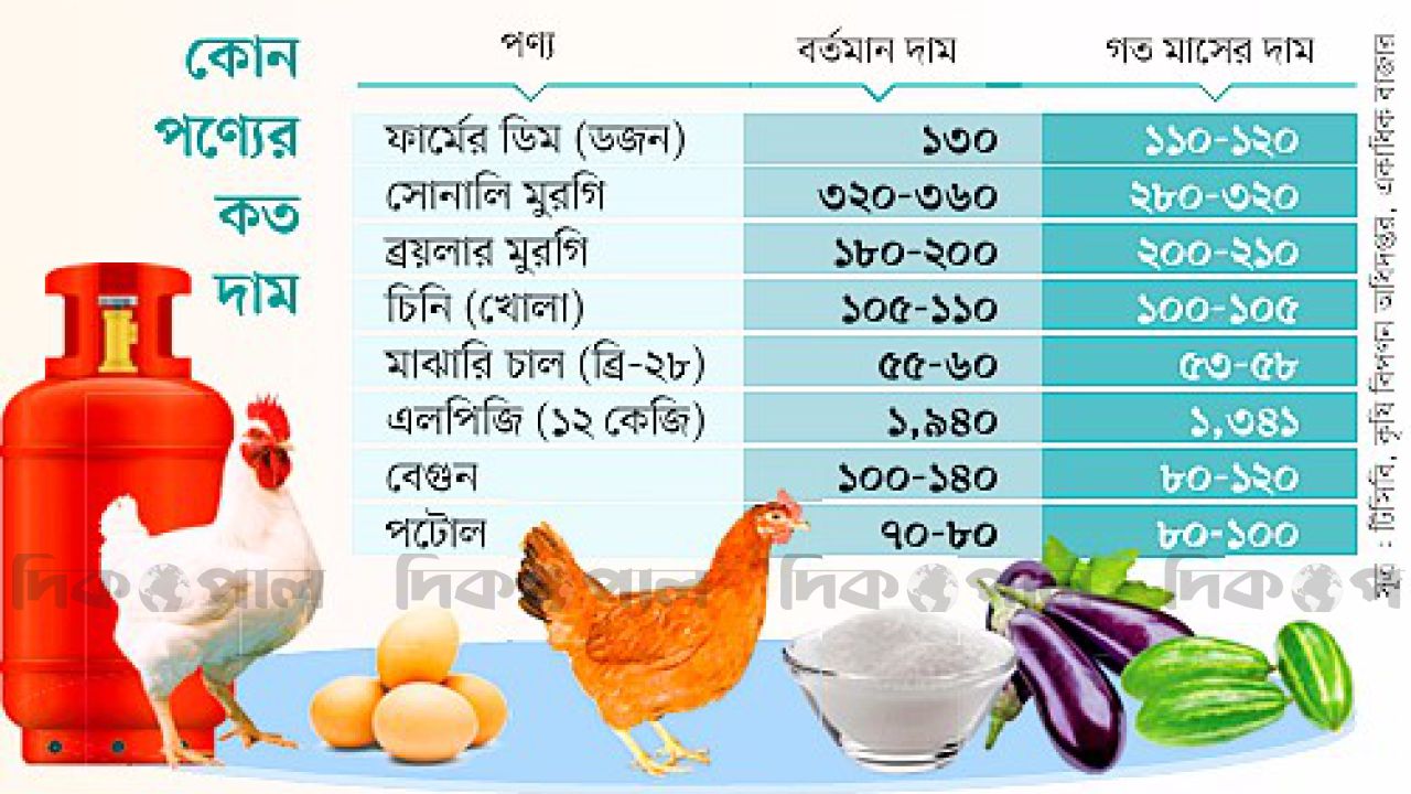 নিত্যপণ্যের ঊর্ধ্বগতিতে নাভিশ্বাস জনজীবনে