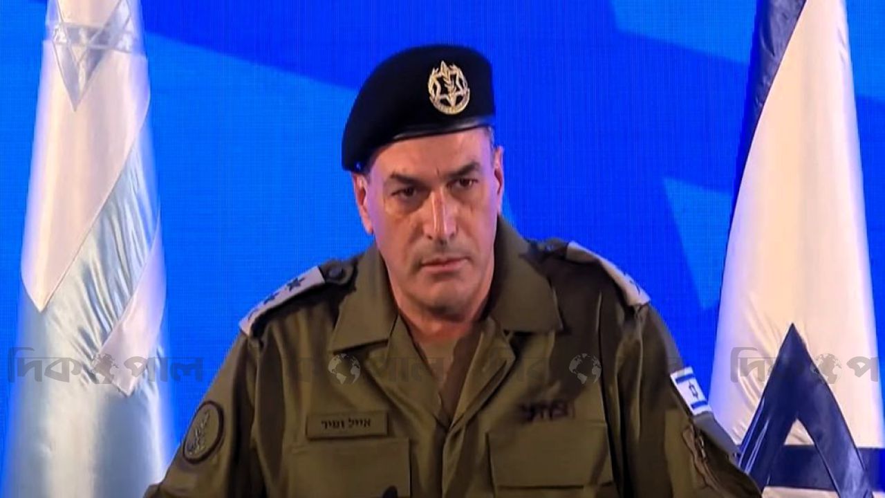 দীর্ঘমেয়াদী যুদ্ধের শঙ্কা ইসরায়েলি সেনাপ্রধানের