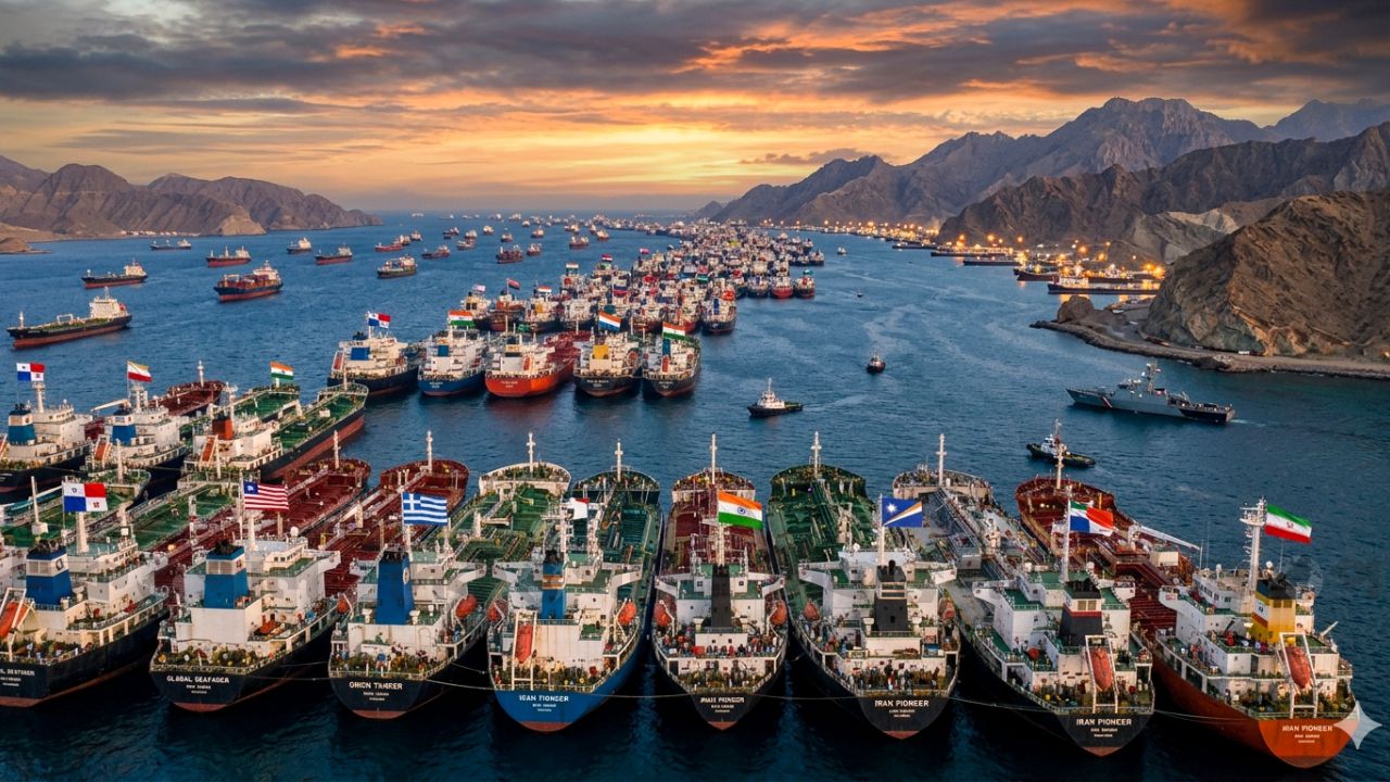 বিশ্ব অর্থনীতিতে বড় ধাক্কা হরমুজ প্রণালিতে ২ হাজার জাহাজ আটকা