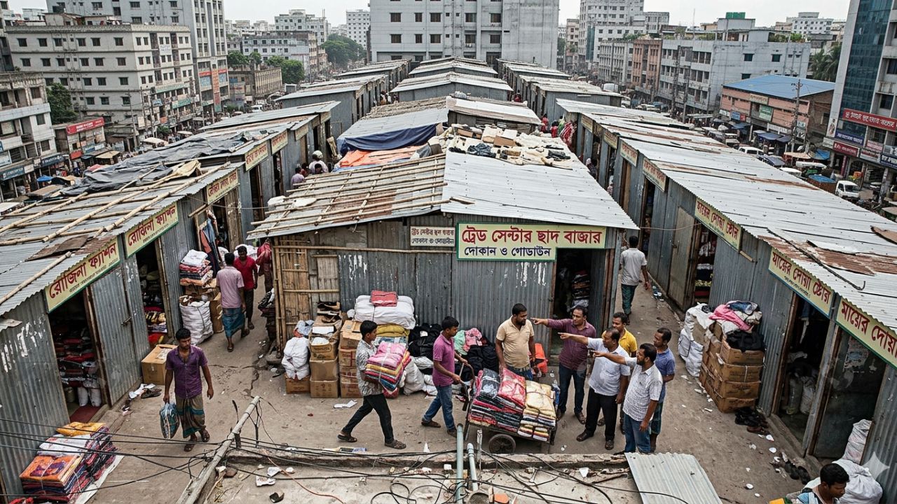 অবৈধ ঘর বাণিজ্যে কোটি টাকা, দুর্নীতির কেন্দ্র ঢাকা ট্রেড সেন্টার মার্কেট